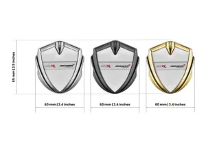 McLaren Emblème Silicone Insigne Max Design Assemblage Robuste